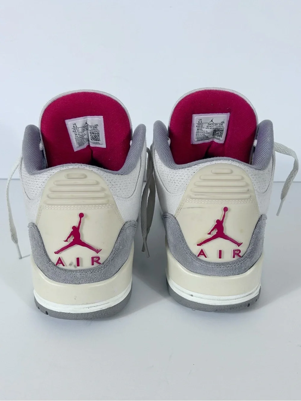 Nike Air Jordan 3 Retro SP Muslin Canvas Men's Size 9.5 DH7139-100 Sneakers